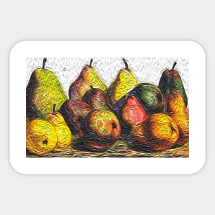 Pear Fruit Sticker
